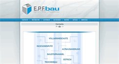 Desktop Screenshot of epfbau.at