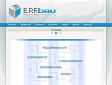 Tablet Screenshot of epfbau.at